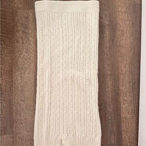 Elliatt Ivory Cable Knit Men's Socks